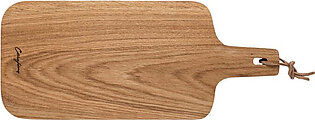 Forum 17" Oak Wood Cutting/Serving Board with Handle