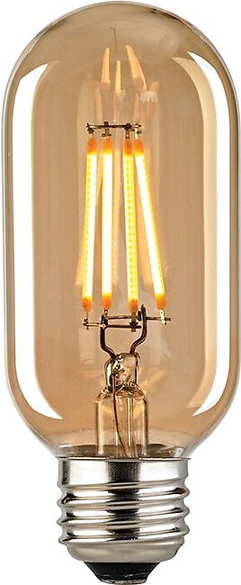 3-Watt Filament Medium Base LED Light Bulb with Light Gold Tint