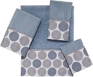 Dotted Circles Fingertip Towel