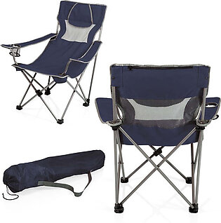 Campsite Camp Chair, Navy with Gray