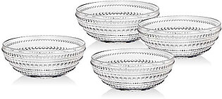 Lumina 6" Soup/Cereal Bowls Set of 4 - Clear