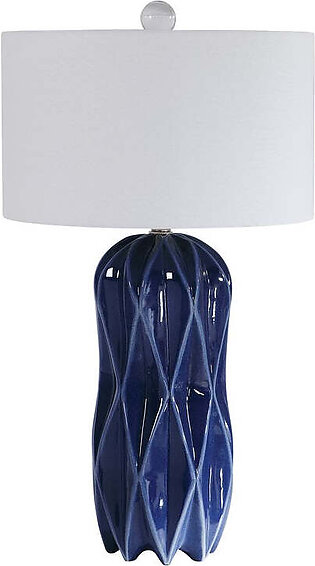 Malena Blue Table Lamp by Renee Wightman