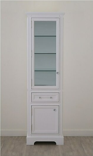 Derby Linen Cabinet in White