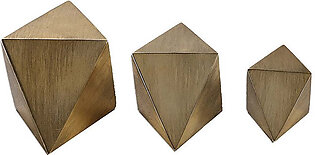 Rhombus Champagne Accents Set of 3