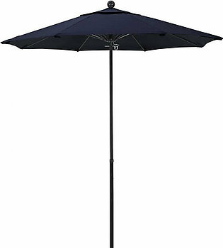 Oceanside Series 7.5' Patio Umbrella with Fiberglass Pole Fiberglass Ribs Push Lift and Sunbrella 1A Navy Fabric