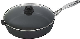 XD Induction Nonstick 5.8-Quart (12.5") Saute Pan with Lid and Stainless Steel Handle