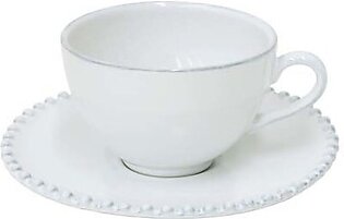Pearl 8 Oz Tea Cup and Saucer