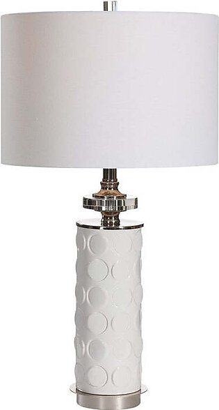 Calia White Table Lamp