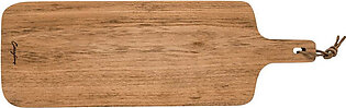 Fontana 21" Oak Wood Cutting/Serving Board with Handle