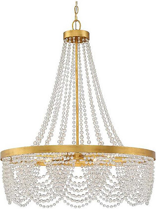 Fiona Four-Light Chandelier with Beads