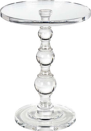 Jacobs Round Acrylic Accent Table