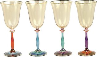 Regalia Deco Assorted Wine Glasses Set of 4