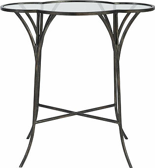 Adhira Glass Accent Table by Matthew Williams