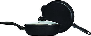 XD Nonstick 11" Fry Pan and 11" Saute Pan with Lid
