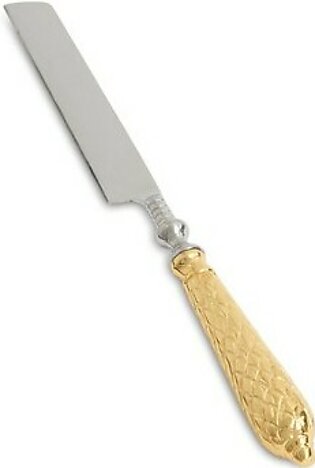 Florentine Cake Knife - Gold