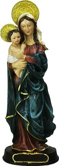12" Virgin Mary with Baby Jesus Religious Christmas Nativity Table Top Figure