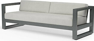 Redondo Sofa with Cushions - Cast Silver