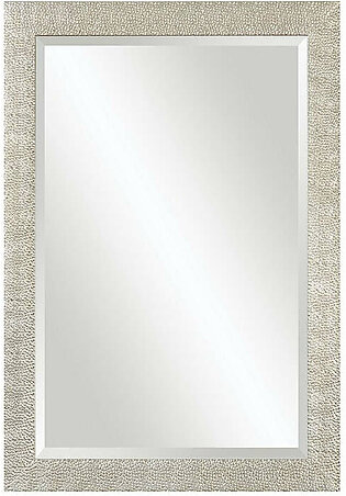 Porcius Antiqued Silver Mirror