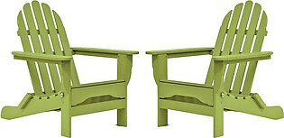 The Adirondack Chair Pair - Lime Green