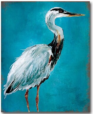 Crane I 20" x 24" Gallery-Wrapped Canvas Wall Art