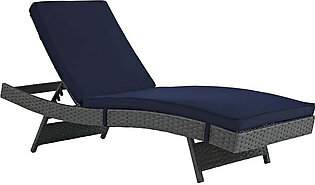 Sojourn Outdoor Patio Sunbrella Chaise Lounge Chair
