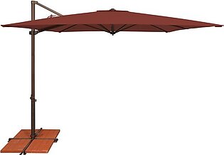 Skye 8.6' Square Umbrella with Cross Bar Stand