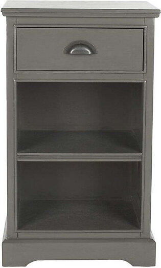 Griffin Single-Drawer Side Table - Gray
