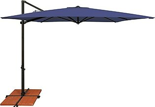 Skye 8.6' Square Cantilever Umbrella with Cross Bar Stand