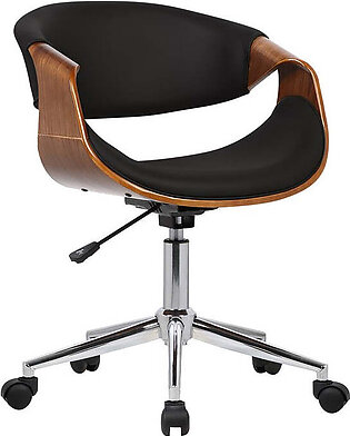 Geneva Mid-Century Office Chair -Black