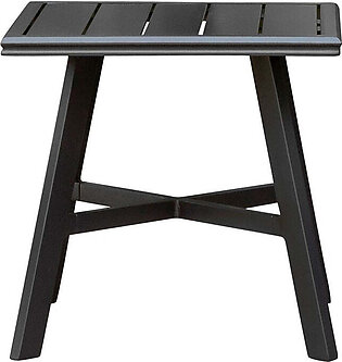 All-Weather Commercial 22" Square Slat-Top Side Table