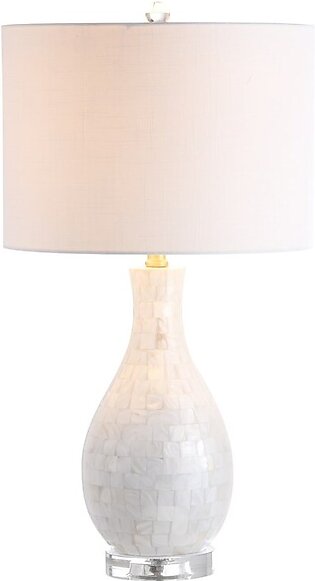 Josephine Seashell Table Lamp - White