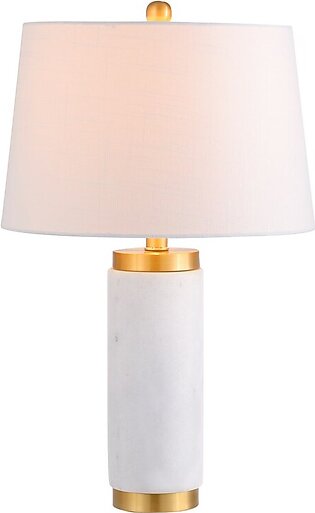 Adams Table Lamp - White and Gold