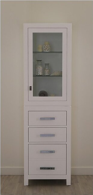 Madison Linen Cabinet in White