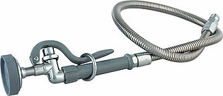 Pre-Rinse Spray Commercial 49-1/8 Inch with 3 Foot Flexible Stainless Steel Hose
