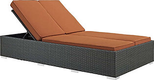 Sojourn Outdoor Patio Sunbrella Double Chaise Lounge Chair