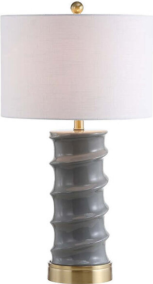 Taipei Ceramic Table Lamp - Dark Gray