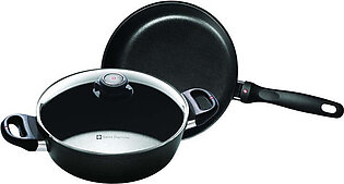 XD Induction Nonstick 9.5" Fry Pan and 3.2 -Quart Casserole Dish with Lid