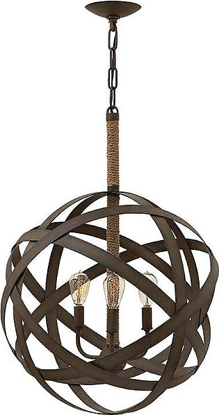 Carson Three-Light Globe Pendant