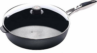 5.8-Quart. (12.5" ) Saute Pan with Lid and Stainless Steel Handle