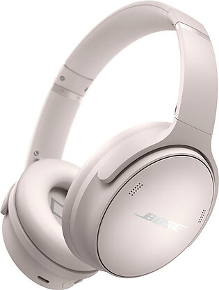 Bose QuietComfort Wireless Noise Cancelling Over-the-Ear Headphones with up to 24 Hours Battery Life- White Smoke