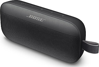 Bose SoundLink Flex Bluetooth Speaker, Portable Speaker with Microphone, Wireless Waterproof Speaker, 12 Hours of Playtime - Black