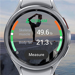 Samsung Galaxy Watch 6 Classic 43mm Stainless-Steel Smartwatch w/ Fitness Tracker, Heart Monitor, BIA Sensor, Bluetooth – Silver