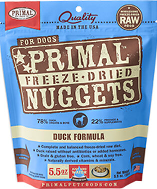 Primal Dog Freeze Dried Duck Nugget 14 oz.