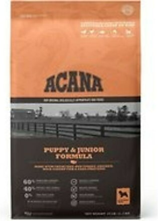 Acana Puppy & Junior Dry Dog Food 25lb