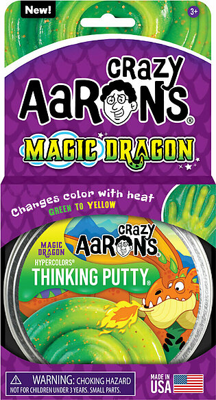 Magic Dragon Hypercolor 4″ Thinking Putty Tin
