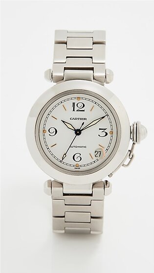 39mm Pasha Cartier Stainless Steel Watch