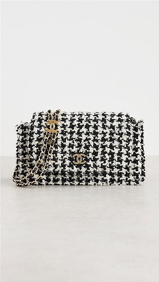 Chanel Chain Shoulder Bag, Quilted Tweed