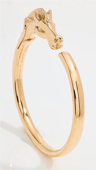 Hermes Gold Horsehead Bracelet