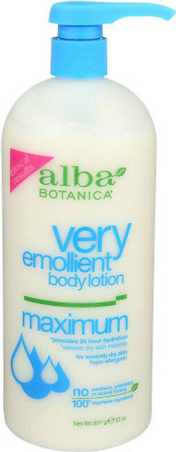 ALBA BOTANICA Body Lotion Very Emollient Maximum Dry Skin
