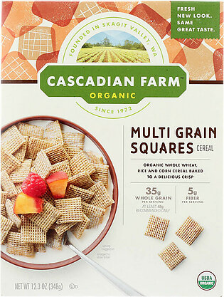 CASCADIAN FARMS Organic Cereal 2 Multi Grain Square